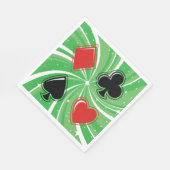 Card Anzugs Paper Napkins Serviette (Ecke)