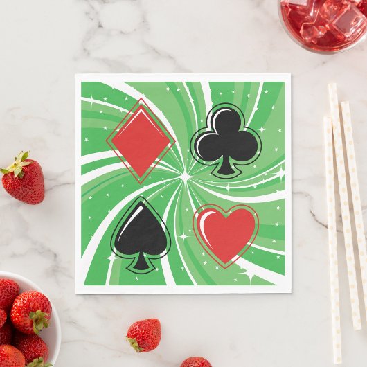 Card Anzugs Paper Napkins Serviette