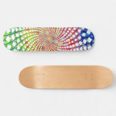 Card Anzugs Spiral: Psychedelic Edition: Skateboar Skateboard (Horizontal)