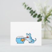 card_Blue1 Postkarte (Stehend Vorderseite)