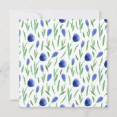 Card - Blue Flowers Karte (Vorderseite)
