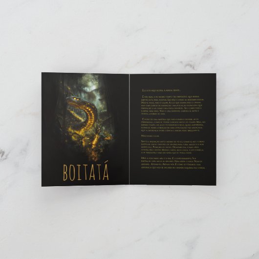 Card Boitatá Ankündigung (Innenseite)