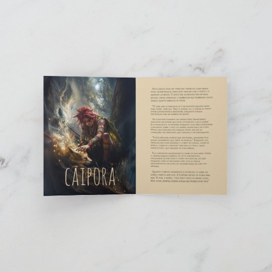 Card Caipora Einladung (Innenseite)
