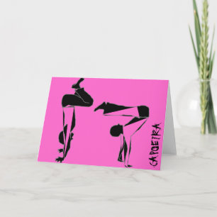 Card capoeira martial arabens Geburtstag Karte