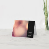 Card Dankeskarte (Vorderseite)