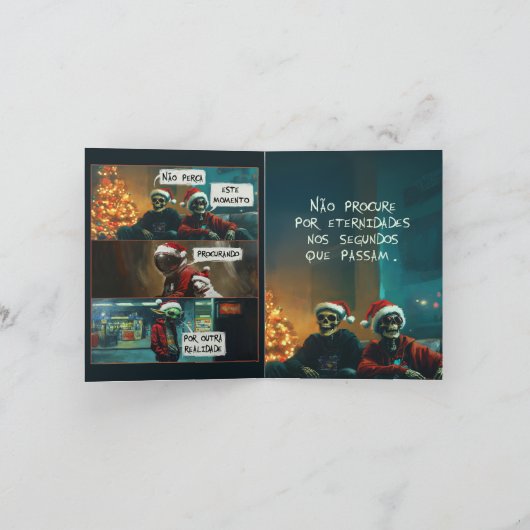 Card Dead Inside... But It’s Christmas Einladung (Innenseite)