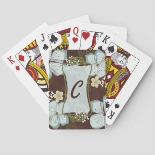 Card Deck Hawaiian Blue Blume Spielkarten