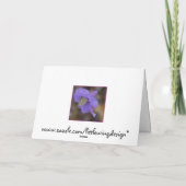 Card~ der Tag der Mutter Monarch Karte (Rückseite)