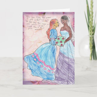 CARD - Do You Take This Woman Karte