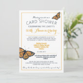 Card Dusche 50 Jahre Foto Einladung (Stehend Vorderseite)