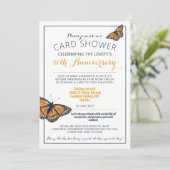 Card Dusche 50 Jahre Foto Einladung (Stehend Vorderseite)