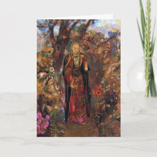 Card/Einladung: Buddha by Odilon Redon Karte