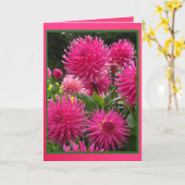 Card - Feliz Cumpleaños a mi Tía - Las Dalias Karte (Gelbe Blume)