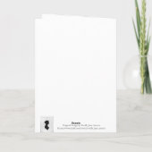 Card for Mom Karte (Rückseite)