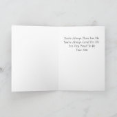 Card From Son To Father Karte (Innenseite)