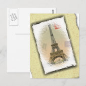 Card Fron Paris Postkarte (Vorne/Hinten)
