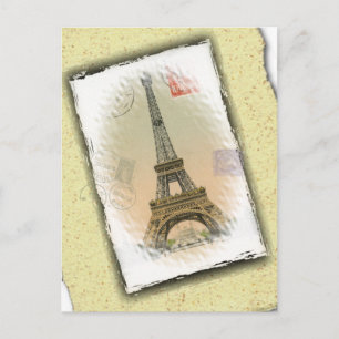 Card Fron Paris Postkarte