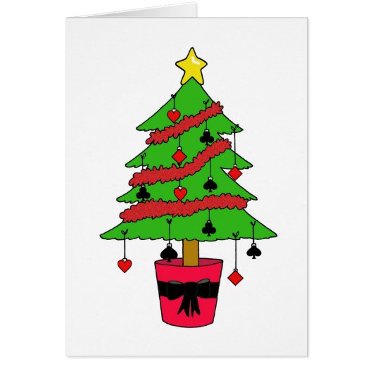 Card Game Christmas Tree Anzugs Baubles (Vorne)
