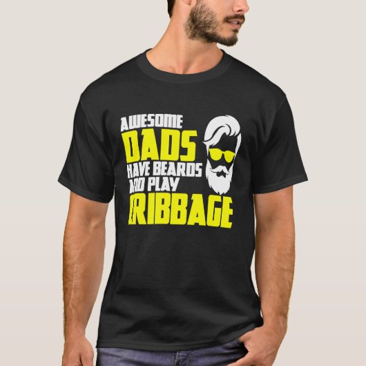 Card Game Cribbage Game Night Father's Day Cribbag T-Shirt (Vorderseite)