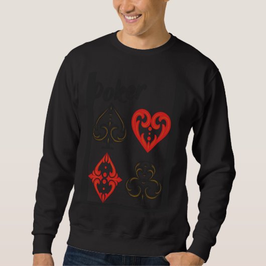 Card Games Poker Champ Sweatshirt (Vorderseite)
