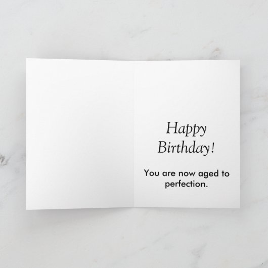 Card - Greeting - Grapes on vine Karte (Innenseite)