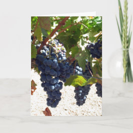 Card - Greeting - Grapes on vine Karte