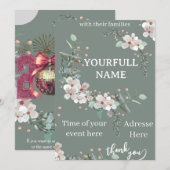 card Invitation Einladung (Vorne/Hinten)