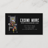Card King Casino Visitenkarte (Rückseite)