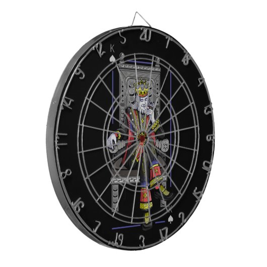 Card King Dartscheibe (Vorderseite Links)