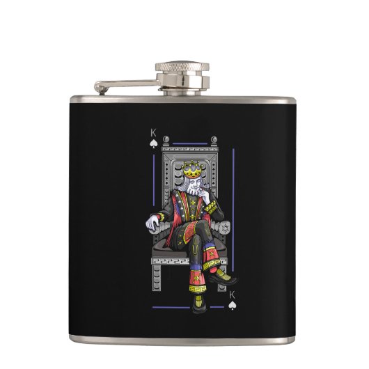 Card King Flachmann (Vorderseite)