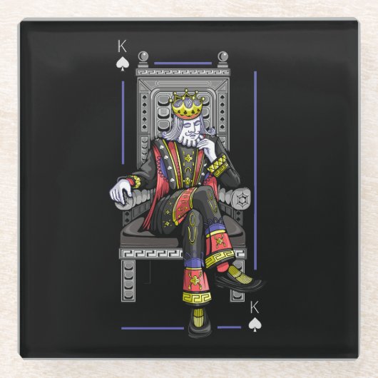 Card King Glasuntersetzer (Vorderseite)