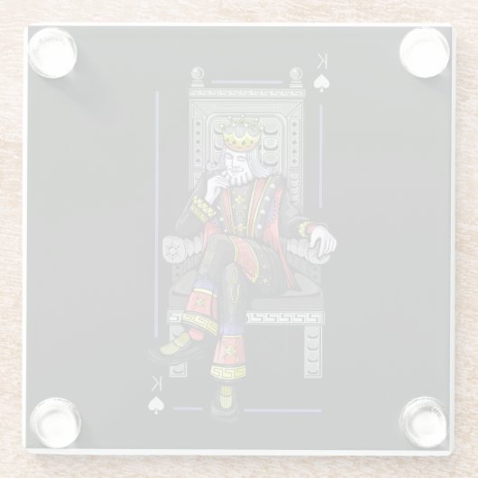 Card King Glasuntersetzer (Rückseite)