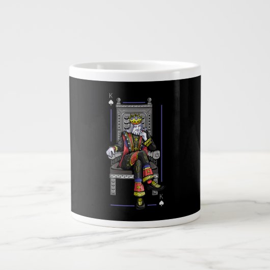 Card King Jumbo-Tasse (Vorderseite)