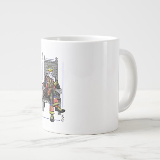 Card King Jumbo-Tasse (Vorderseite Rechts)