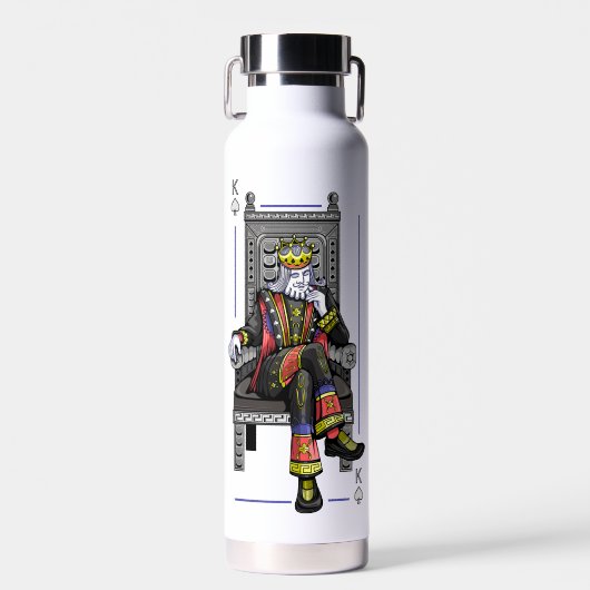Card King Trinkflasche (Vorne)