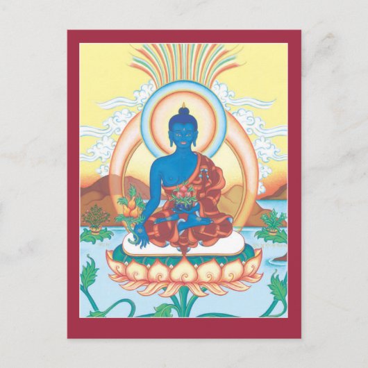 CARD Medicine Buddha Postkarte (Vorderseite)