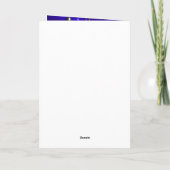 Card Merry Xmas Weihnachtsglocken Balls Feiertagskarte (Rückseite)