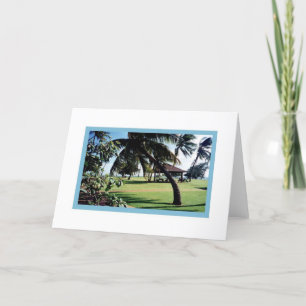 Card-Poipu Beach Park, Kauai, Hawaii Karte