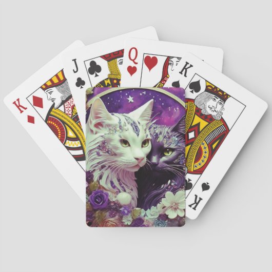 Card-Poker für Katzen-Liebhaber Spielkarten (Rückseite)