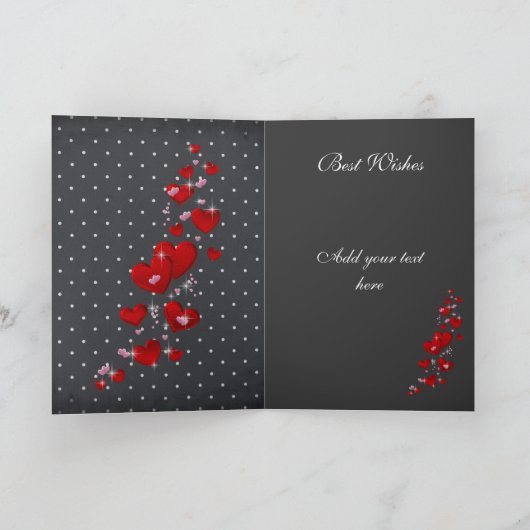 Card Red Liebe Fairy Karte (Innenseite)