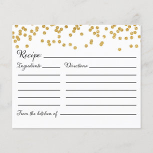 CARD Rezept für die Braut, Bridal & Polterabend