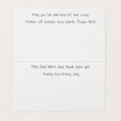 Card Set Gesegnetes Pferd von Sherry Jarvis (Innenseite Aufgefaltet)