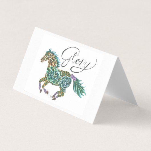 Card Set Glory Horse von Sherry Jarvis (Vorderseite)