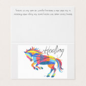 Card Set Heilpferd von Sherry Jarvis (Außenseite Aufgefaltet)
