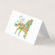Card Set Sonnenblumen Joy Horse by Sherry Jarvis