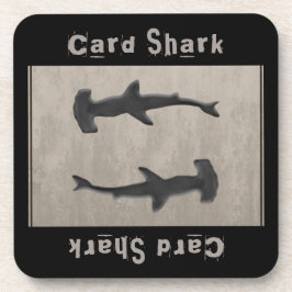 Card Shark Gray Getränkeuntersetzer