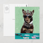 Card Shark King Postkarte (Vorne/Hinten)