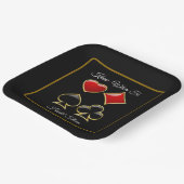 Card Shark Poker Party  Pappteller (Gewinkelt)