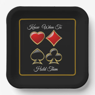 Card Shark Poker Party Pappteller