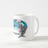 Card Sharking Granny Kaffeetasse (VorderseiteRechts)